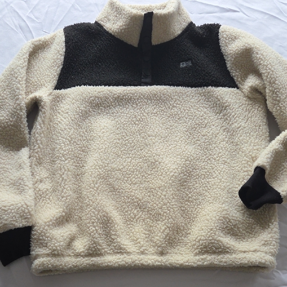 Salty Crew Black Sherpa Pullover